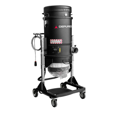 Depureco Industrial Vacuum, 3× Bypass Motors, Longopac System – M100-LP