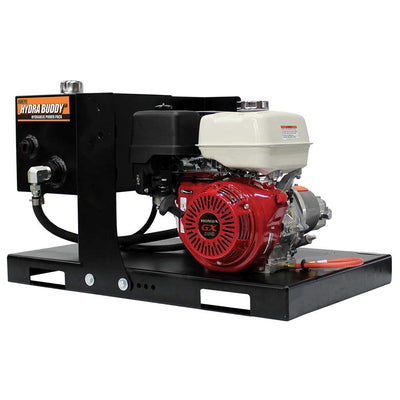 Brave Hydra Buddy Skid-Mount Hydraulic Power Pack 3000 PSI, 5 GPM, Honda GX390 Recoil – HBHS300GX