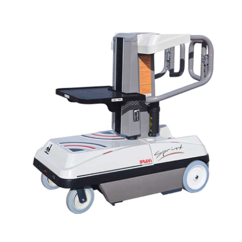 Bravi Platforms Sprint Order Picker, Driveable, 1 Man, 11-Ft. Platform Height, 45 Ah x4 Batteries- GPE211006