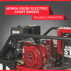 NorthStar Gas Hot Water Pressure Washer 3,500 PSI 3.5 GPM Honda GX390 – 157117