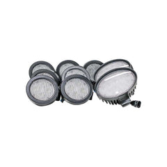 Tiger Lights Complete John Deere Sprayer LED Light Kit — 8 LED Work Lights, Mount Brackets, 36,000 Lumens — TL4030KIT