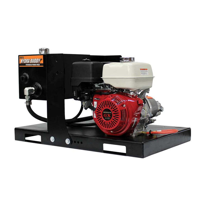 BravePro Hydraulic Power Pack Honda GX390 7 GPM 2000 PSI Electric Start Skid Mount - HBHS310GXE