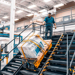 Movex TT-66 Tracked Stair Carrier, 30-In Wide, 1,800-Lb Stair Capacity, Remote-Controlled – MVX-TTR66-K-00