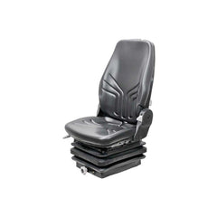 Uni Pro 722 Mechanical Suspension Seat Black Vinyl Heavy-Duty Equipment - 8010
