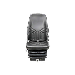 Uni Pro 722 Mechanical Suspension Seat Black Vinyl Heavy-Duty Equipment - 8010
