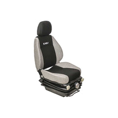 Uni Pro 500 Mechanical Suspension Seat Multi-Gray Fabric Heavy-Duty Equipment - 8395