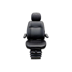 Uni Pro 152 Air Suspension Seat 12V – Black Vinyl w/ Headrest – 8437