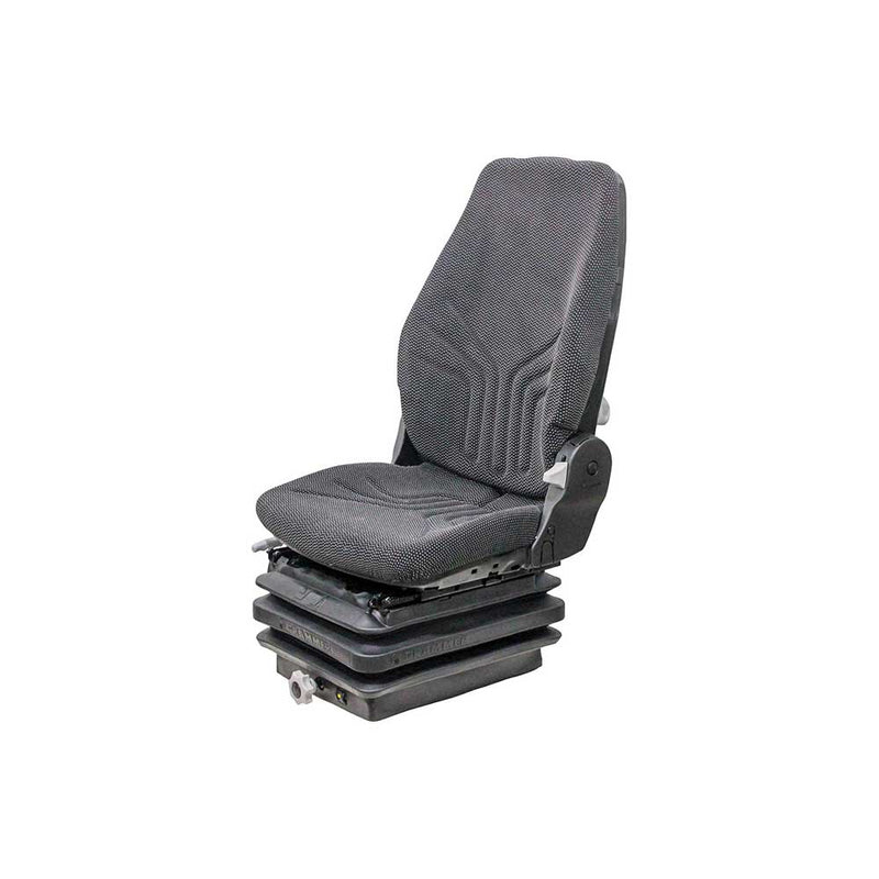 Uni Pro 722 Mechanical Suspension Seat Black/Gray Fabric Heavy-Duty Equipment – 8687