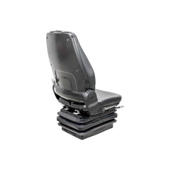 Uni Pro 722 Mechanical Suspension Seat Black Vinyl Heavy-Duty Equipment - 8010