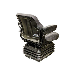 Uni Pro 1201 Air Suspension Seat Kit, Charcoal Gray Fabric for John Deere K-Series Wheel Loaders – 6941