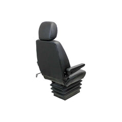 Uni Pro 152 Air Suspension Seat 12V – Black Vinyl w/ Headrest – 8437