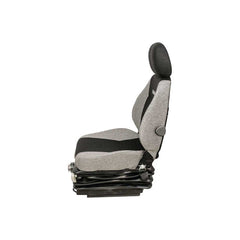 Uni Pro 500 Mechanical Suspension Seat Multi-Gray Fabric Heavy-Duty Equipment - 8395