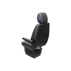 Uni Pro 152 Air Suspension Seat 12V – Black Vinyl w/ Headrest – 8437