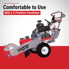 Dosko Self-Propelled Stump Grinder – Honda GX630, Electric Start, Greenteeth - 691SP-20HE