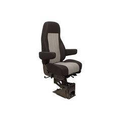 Uni Pro 1115 Semi Truck Seat – Air Suspension, Black/Gray Fabric – 8206