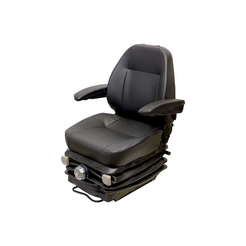 Uni Pro 502 Mechanical Suspension Seat Kit in Black Vinyl for Caterpillar & John Deere Equipment – 6862