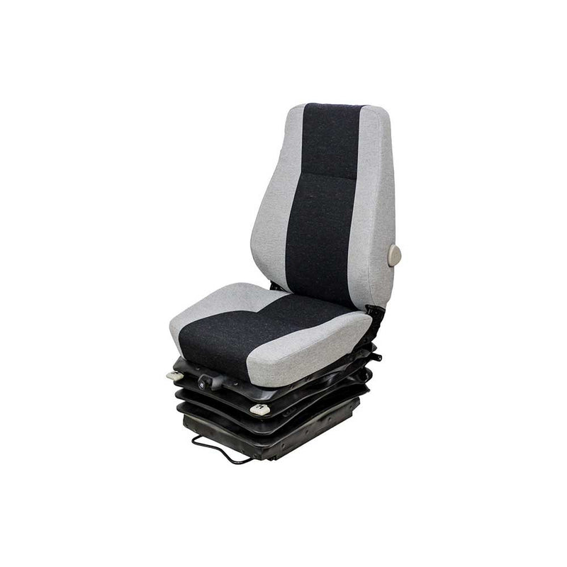 Uni Pro 502 Air Suspension Seat Kit in Multi-Gray Fabric for Caterpillar & John Deere Equipment – 6866