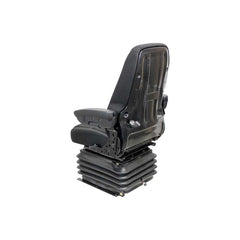 Uni Pro 1200 Air Suspension Seat Kit, Charcoal Gray Fabric for John Deere K Series Wheel Loaders – 6940