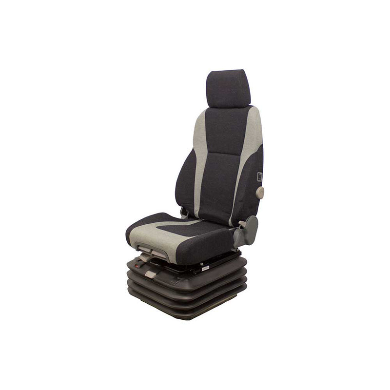 Uni Pro 1040 Air Suspension Seat – 24 V Compressor, Gray Fabric – 8064