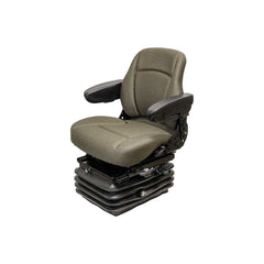Uni Pro 1000 Air Suspension Seat – 12V Compressor, Brown Fabric – 8165