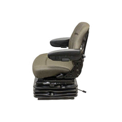 Uni Pro 1000 Air Suspension Seat – 12V Compressor, Brown Fabric – 8165
