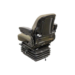 Uni Pro 1000 Air Suspension Seat – 12V Compressor, Brown Fabric – 8165