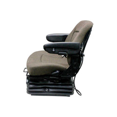 Uni Pro 1003 Air Suspension Seat – 12 V Compressor, Brown Fabric – 8170