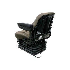 Uni Pro 1003 Air Suspension Seat – 12 V Compressor, Brown Fabric – 8170