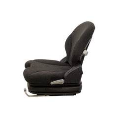 Uni Pro KM 136 Air Suspension Seat 12V, Black Fabric – 7776