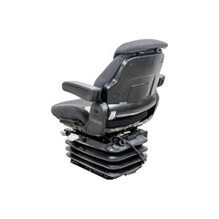 Uni Pro 1057 Air Suspension Seat Kit, Black/Gray Fabric, 7″ Stroke, Adjustable – 6968