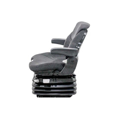 Uni Pro KM 1057 Air Suspension Seat Kit, Black/Gray Fabric, 4″ Active Stroke – 6970