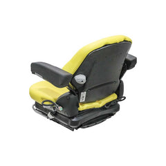 Uni Pro 136 Mechanical Suspension Seat 12V, Yellow Vinyl w/ Armrests – 8720