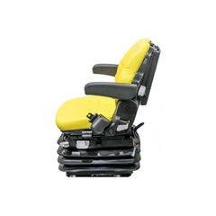 Uni Pro 1055 Air Suspension Seat – 12 V Compressor, Yellow Vinyl – 8723