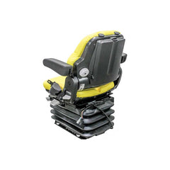 Uni Pro 1055 Air Suspension Seat – 12 V Compressor, Yellow Vinyl – 8723