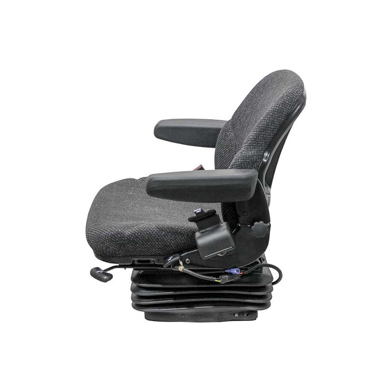 Uni Pro 424 Air Suspension Seat 12V – Charcoal Gray Fabric – 8748