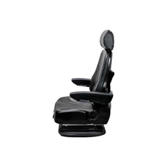 Uni Pro 602 Mechanical Suspension Seat Black Vinyl Heavy-Duty Equipment - 8767