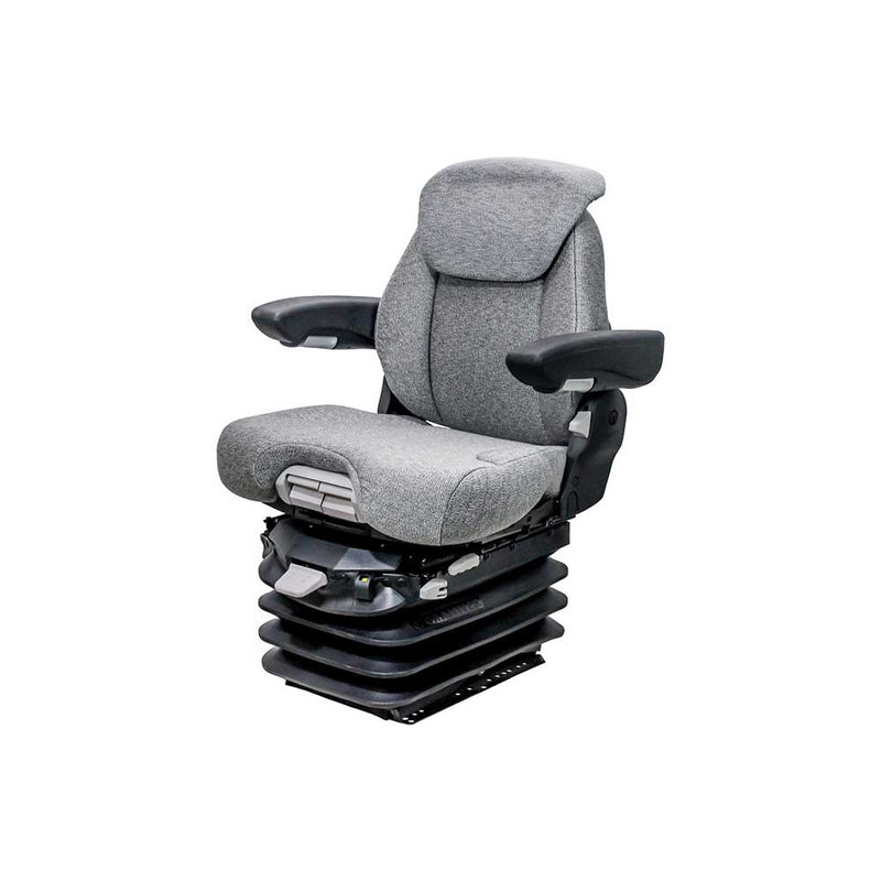 Uni Pro 1061 Air Suspension Seat Kit, Gray Fabric for Magnum, MX, Steiger & T-Series Tractors – 6908