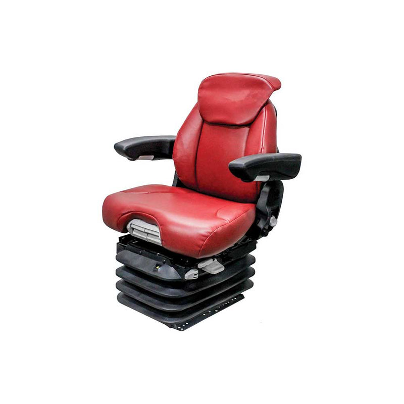 Uni Pro 1061 Air Suspension Seat Kit, Red Vinyl for Case IH Magnum/MX/Steiger Series – 6909