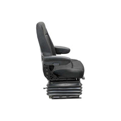 Uni Pro 1200 Air Suspension Seat Kit, Charcoal Gray Fabric for John Deere K Series Wheel Loaders – 6940