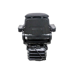 Uni Pro 1057 Air Suspension Seat – 12 V Compressor, Black/Gray Fabric – 6947