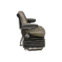 Uni Pro 1300 Air Suspension Seat – 12 V w/ Expansion Tank, Brown Fabric – 7945