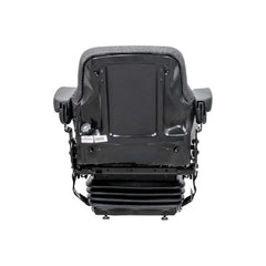 Uni Pro 425 Mechanical Suspension Seat with Armrests Charcoal Gray Fabric - 8008