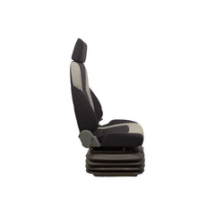 Uni Pro 1040 Air Suspension Seat – 24 V Compressor, Gray Fabric – 8064