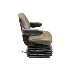 Uni Pro 1000 Air Suspension Seat – 12V Compressor, Brown Fabric – 8165
