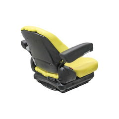 Uni Pro 136 Mechanical Suspension Seat 12V, Yellow Vinyl w/ Armrests – 8720
