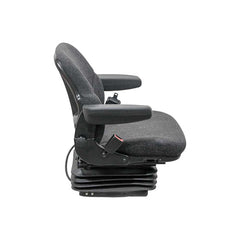 Uni Pro 424 Air Suspension Seat 12V – Charcoal Gray Fabric – 8748
