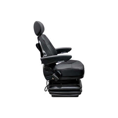 Uni Pro 698 High-Profile Air Suspension Seat Kit with 12 V Compressor, Black Fabric, 360° Swivel – 8765