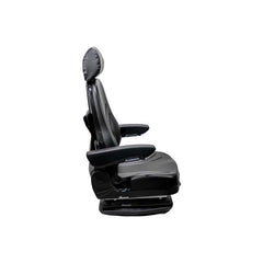 Uni Pro 602 Mechanical Suspension Seat Black Vinyl Heavy-Duty Equipment - 8767
