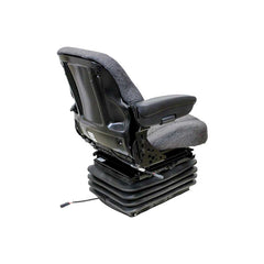 Uni Pro 1000 Air Suspension Seat – 12 V Compressor, Charcoal Gray Fabric – 7612