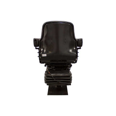Uni Pro 535 Air Suspension Seat with 12-V Compressor, Black Vinyl, 4.5" Travel, Swivel Base – 8185